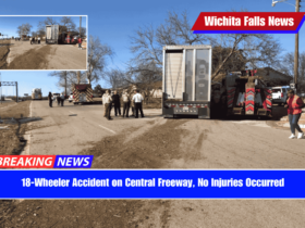 18-Wheeler Accident on Central Freeway, No Injuries Occurred