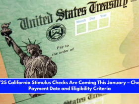 $725 California Stimulus Checks Are Coming This January – Check Payment Date and Eligibility Criteria