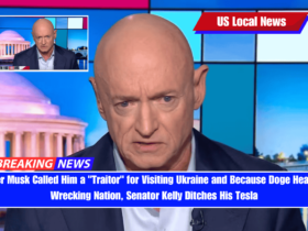 After Musk Called Him a Traitor for Visiting Ukraine and Because Doge Head is Wrecking Nation, Senator Kelly Ditches His Tesla