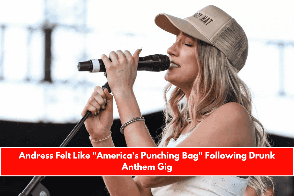 Andress Felt Like America's Punching Bag Following Drunk Anthem Gig