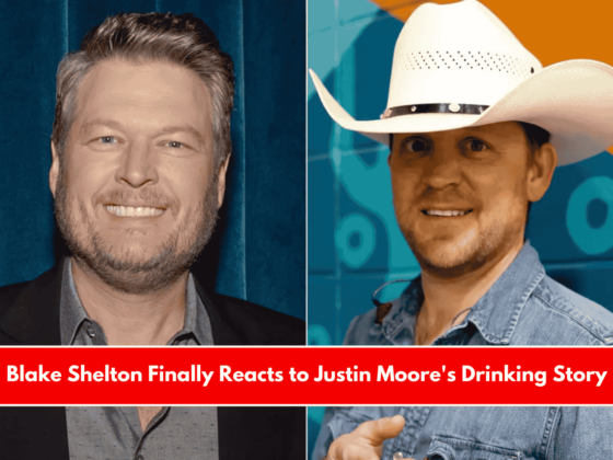Blake Shelton Finally Reacts to Justin Moore's Drinking Story