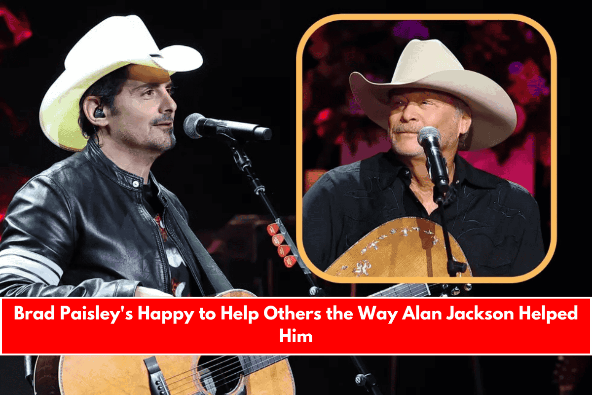 Brad Paisley's Happy to Help Others the Way Alan Jackson Helped Him