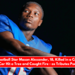 College Football Star Mason Alexander, 18, Killed in a Crash After His Car Hit a Tree and Caught Fire - as Tributes Pour in