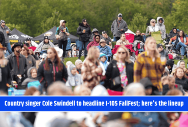 Country singer Cole Swindell to headline I-105 FallFest; here's the lineup