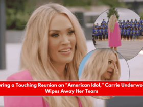 During a Touching Reunion on American Idol, Carrie Underwood Wipes Away Her Tears