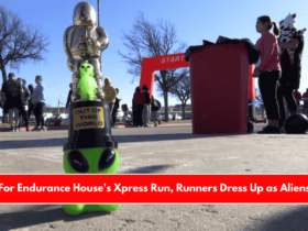 For Endurance House's Xpress Run, Runners Dress Up as Aliens