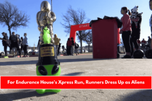 For Endurance House's Xpress Run, Runners Dress Up as Aliens