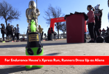 For Endurance House's Xpress Run, Runners Dress Up as Aliens