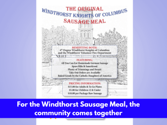 For the Windthorst Sausage Meal, the community comes together