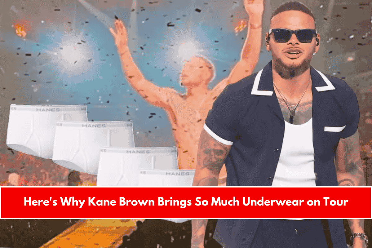 Here's Why Kane Brown Brings So Much Underwear on Tour