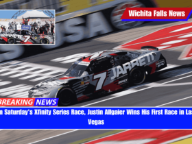 In Saturday's Xfinity Series Race, Justin Allgaier Wins His First Race in Las Vegas