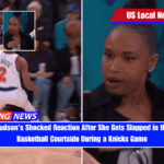 Jennifer Hudson's Shocked Reaction After She Gets Slapped in the Face by Basketball Courtside During a Knicks Game