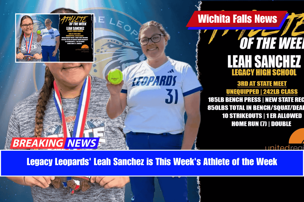 Legacy Leopards' Leah Sanchez is This Week's Athlete of the Week