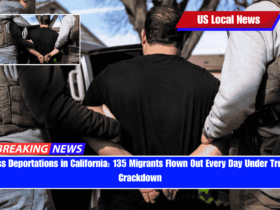 Mass Deportations in California 135 Migrants Flown Out Every Day Under Trump Crackdown