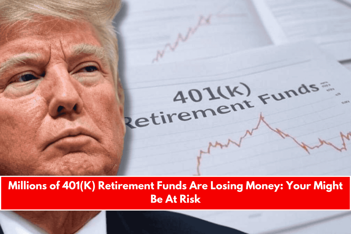 Millions of 401(K) Retirement Funds Are Losing Money Your Might Be At Risk