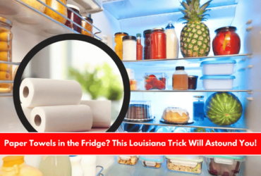 Paper Towels in the Fridge This Louisiana Trick Will Astound You!