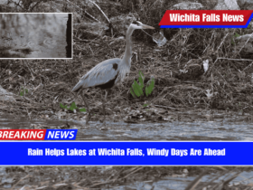 Rain Helps Lakes at Wichita Falls, Windy Days Are Ahead