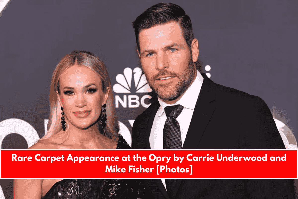 Rare Carpet Appearance at the Opry by Carrie Underwood and Mike Fisher [Photos]