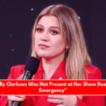 Report Kelly Clarkson Was Not Present at Her Show Due to Family Emergency