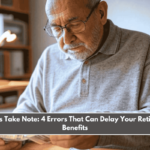 Retirees Take Note 4 Errors That Can Delay Your Retirement Benefits