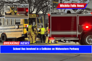 School Bus Involved in a Collision on Midwestern Parkway