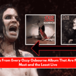 The Songs From Every Ozzy Osbourne Album That Are Played the Most and the Least Live