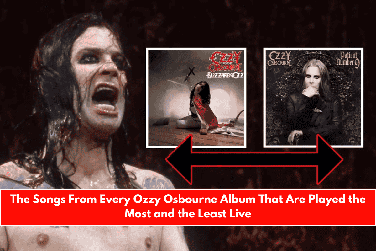 The Songs From Every Ozzy Osbourne Album That Are Played the Most and the Least Live