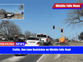 Traffic One-Lane Restriction on Wichita Falls Road