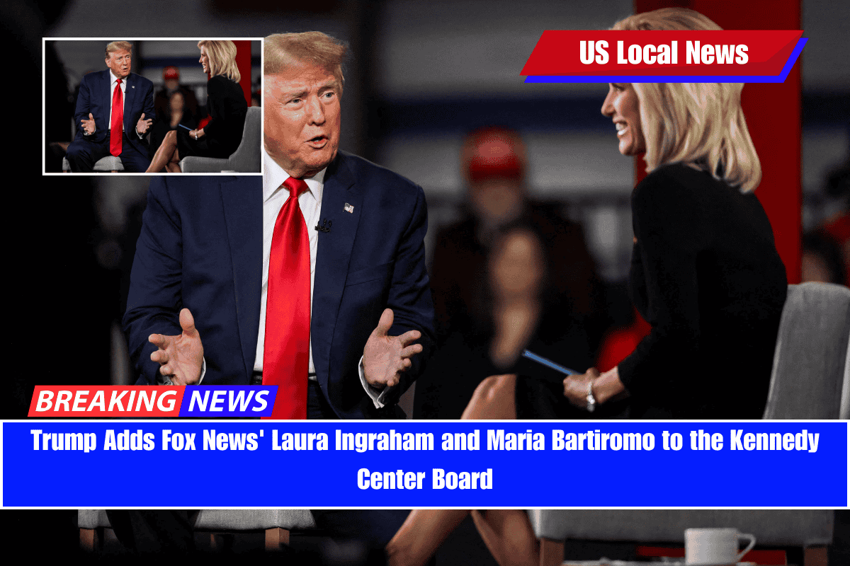 Trump Adds Fox News' Laura Ingraham and Maria Bartiromo to the Kennedy Center Board