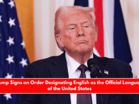 Trump Signs an Order Designating English as the Official Language of the United States