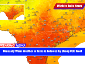 Unusually Warm Weather in Texas is Followed by Strong Cold Front