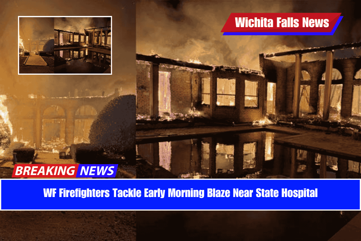 WF Firefighters Tackle Early Morning Blaze Near State Hospital