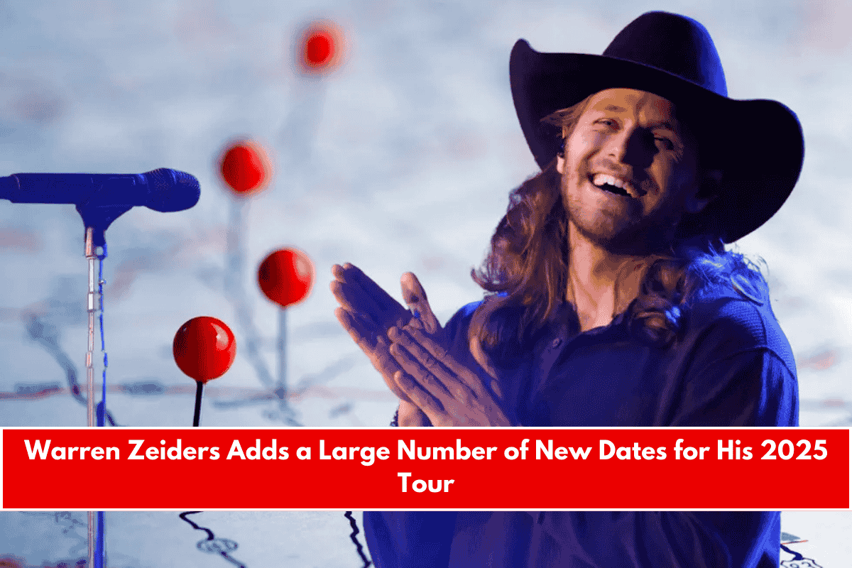 Warren Zeiders Adds a Large Number of New Dates for His 2025 Tour