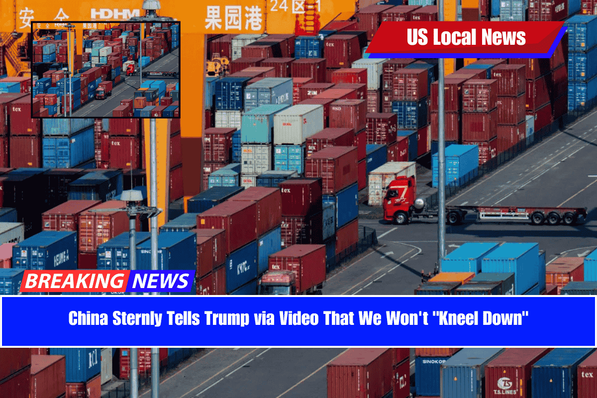 China Sternly Tells Trump via Video That We Won't Kneel Down