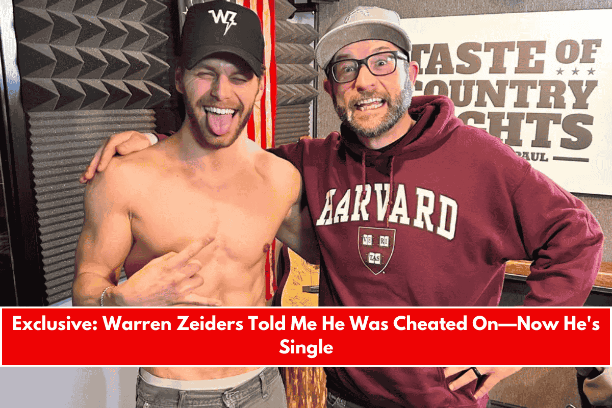 Exclusive Warren Zeiders Told Me He Was Cheated On—Now He's Single