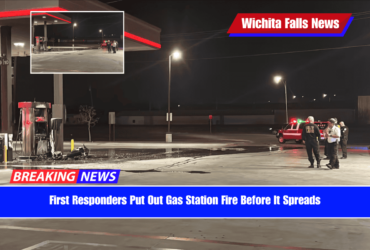 First Responders Put Out Gas Station Fire Before It Spreads