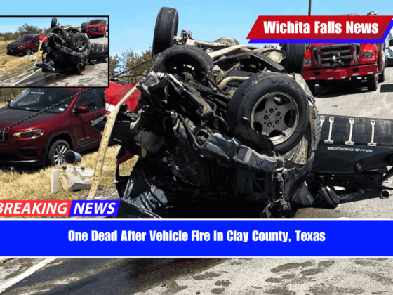One Dead After Vehicle Fire in Clay County, Texas