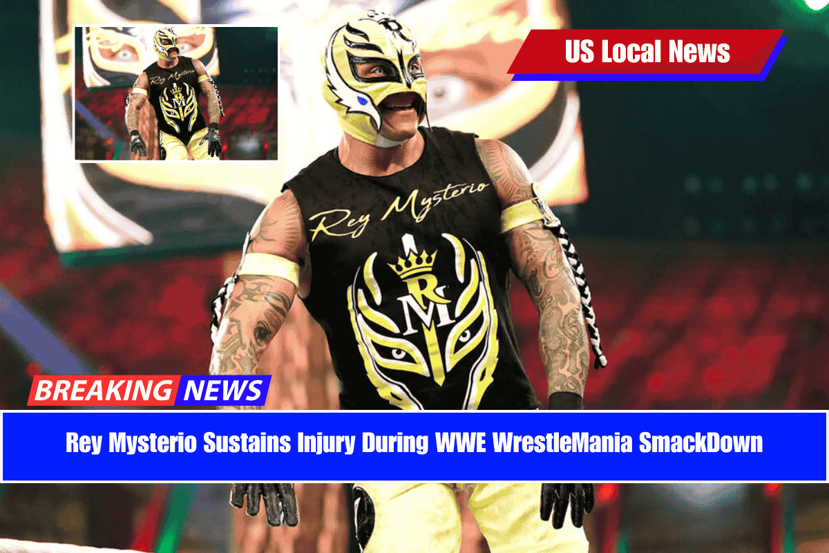 Rey Mysterio Sustains Injury During WWE WrestleMania SmackDown
