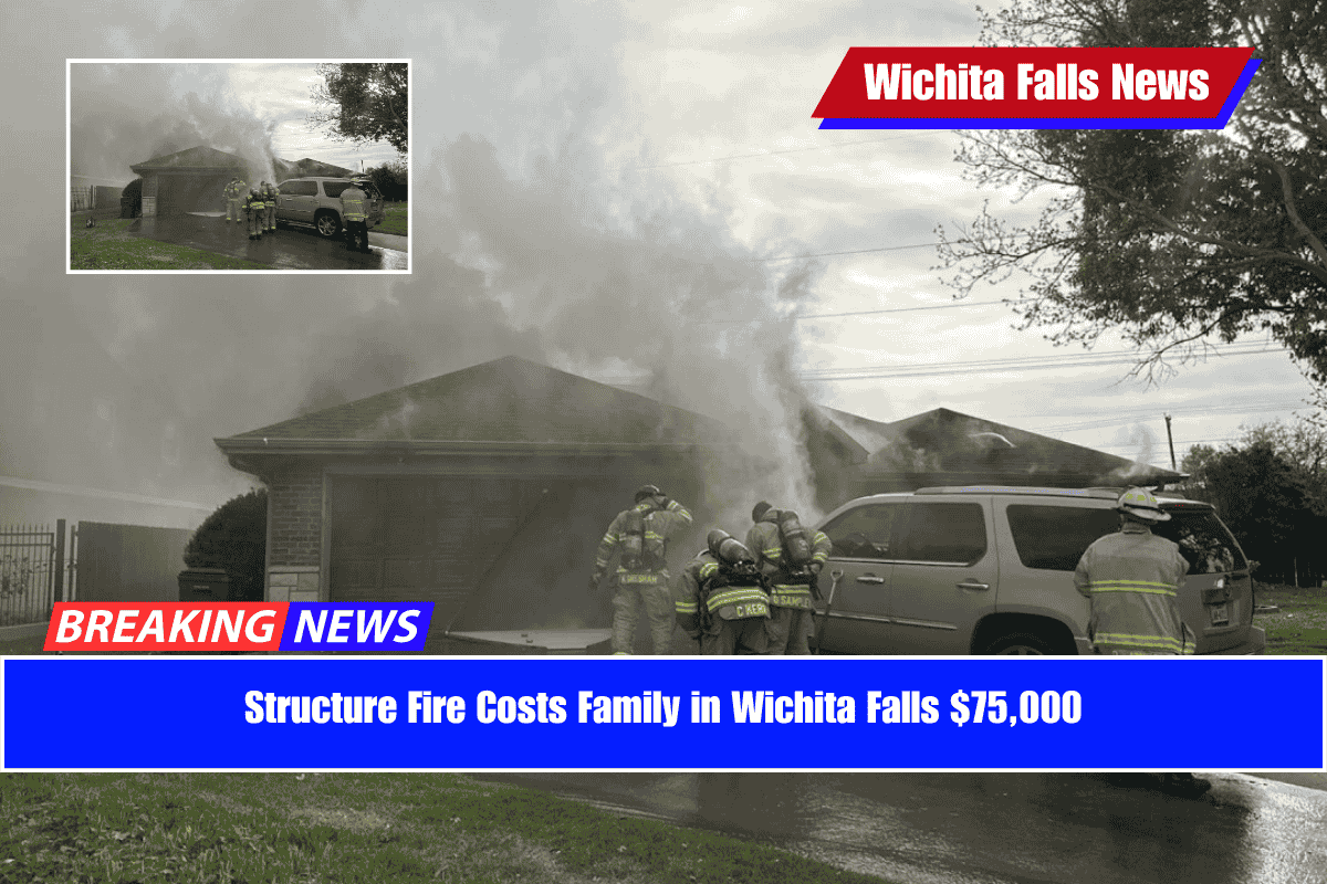 Structure Fire Costs Family in Wichita Falls $75,000