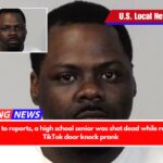 According to reports, a high school senior was shot dead while recording a TikTok door knock prank