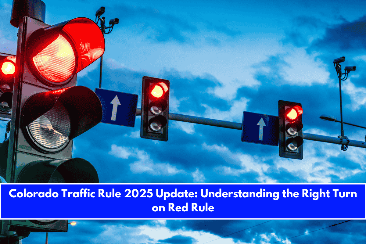 Colorado Traffic Rule 2025 Update Understanding the Right Turn on Red Rule