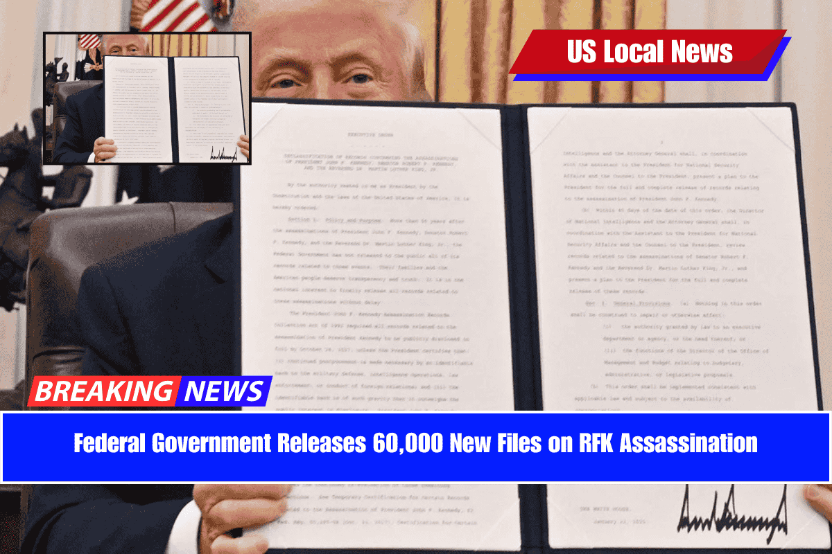 Federal Government Releases 60,000 New Files on RFK Assassination