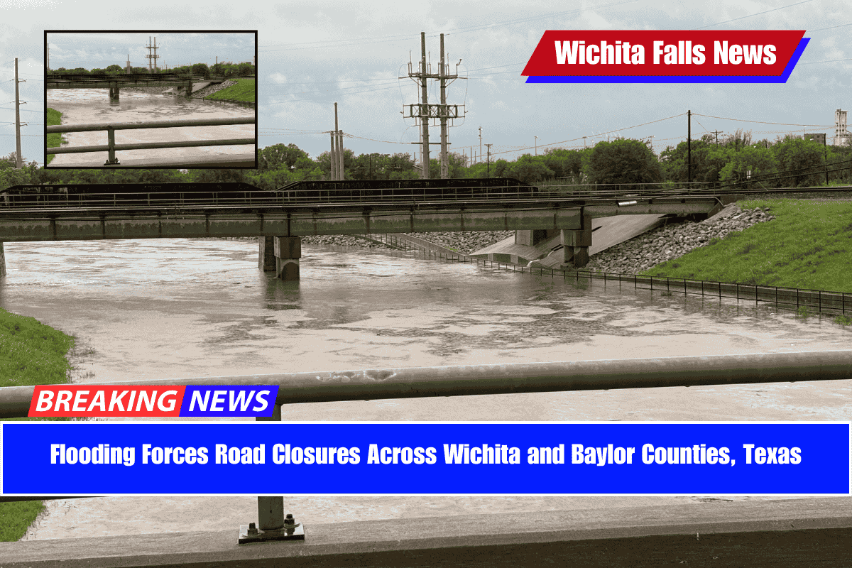 Flooding Forces Road Closures Across Wichita and Baylor Counties, Texas