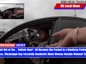 'Get Out of the... Vehicle Now!' All Because She Parked In a Handicap Parking Space, Mississippi Cop Forcefully Handcuffs Black Woman Outside Walmart Store
