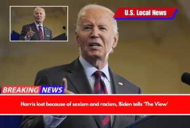Harris lost because of sexism and racism, Biden tells 'The View'