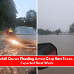 Heavy Rainfall Causes Flooding Across Deep East Texas, More Rain Expected Next Week