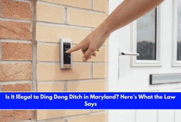 Is It Illegal to Ding Dong Ditch in Maryland Here’s What the Law Says