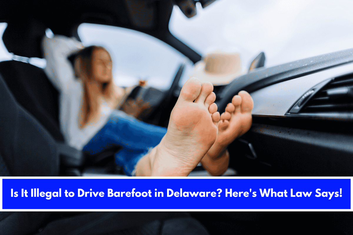 Is It Illegal to Drive Barefoot in Delaware Here's What Law Says!