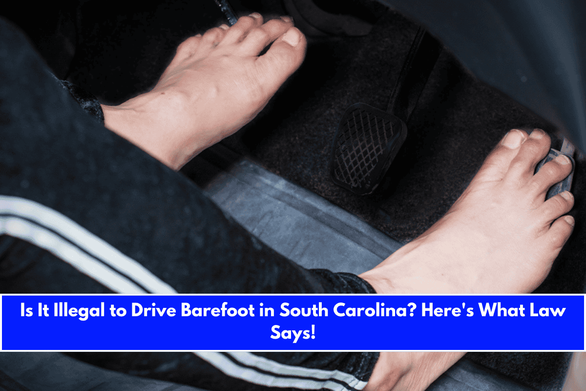 Is It Illegal to Drive Barefoot in South Carolina Here's What Law Says!