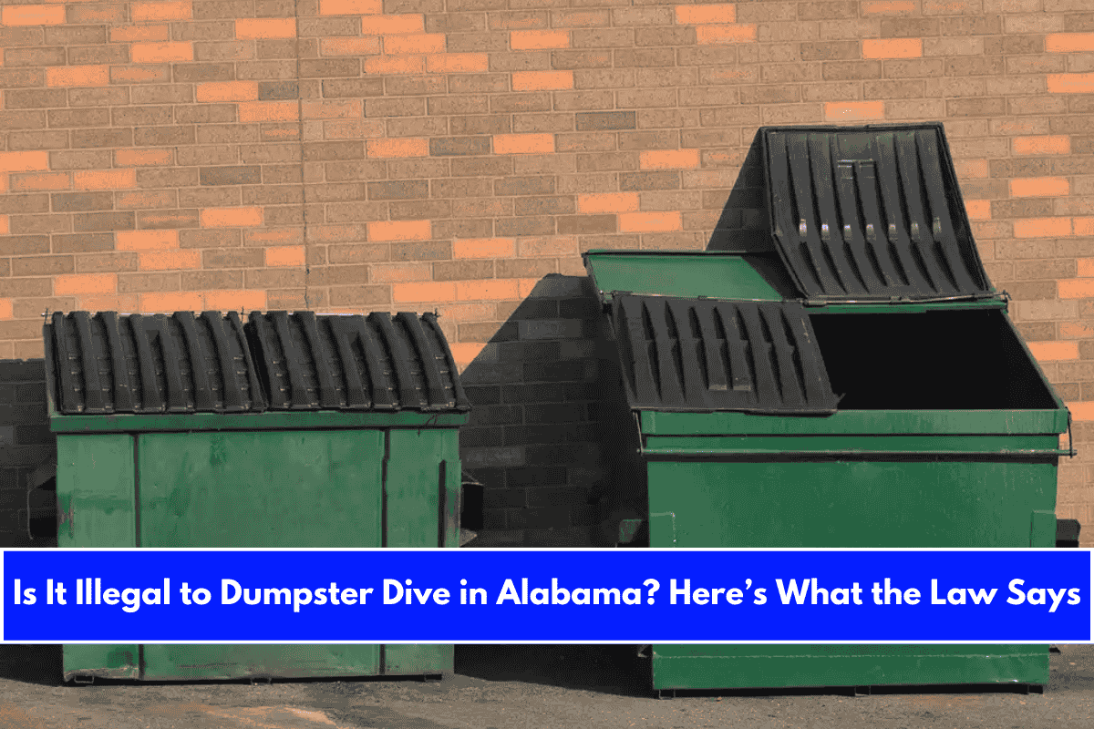 Is It Illegal to Dumpster Dive in Alabama Here’s What the Law Says